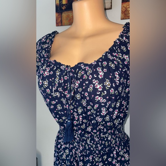 EXCELLENT CONDITIONS DRESS FLORAL PRINT SIZE L - Picture 7 of 8